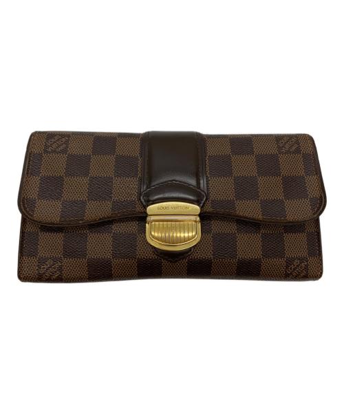 LOUIS VUITTON（ルイ ヴィトン）LOUIS VUITTON (ルイ ヴィトン) 長財布//ダミエポルトフォイユ・システィナ ブラウンの古着・服飾アイテム
