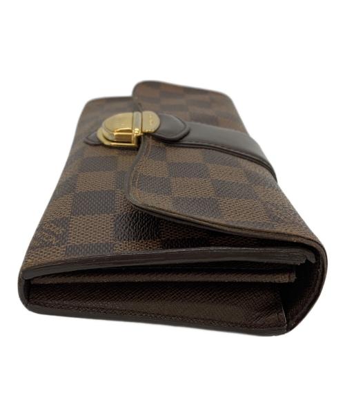 LOUIS VUITTON（ルイ ヴィトン）LOUIS VUITTON (ルイ ヴィトン) 長財布//ダミエポルトフォイユ・システィナ ブラウンの古着・服飾アイテム