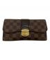 LOUIS VUITTON（ルイ ヴィトン）の古着「長財布//ダミエポルトフォイユ・システィナ」｜ブラウン