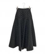 ELENDEEKエレンディーク）の古着「ロングスカート」｜ブラック