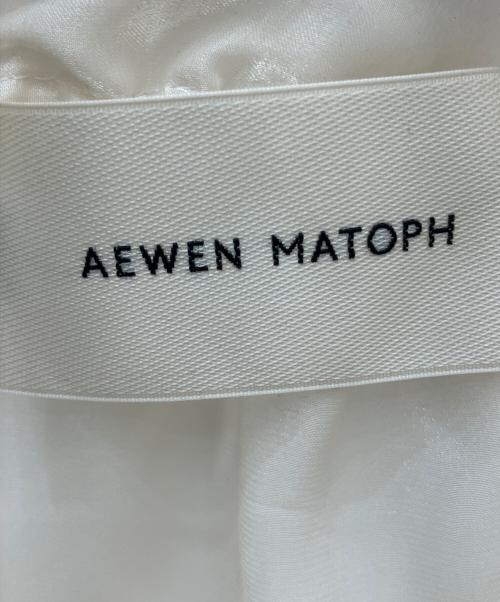 AEWEN MATOPH（イウエン マトフ）AEWEN MATOPH (イウエン マトフ) オーガンジー ドローストリングブラウス ホワイト サイズ:FREEの古着・服飾アイテム