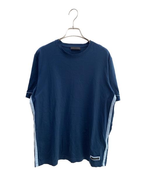 PRADA（プラダ）PRADA (プラダ) 半袖カットソー ネイビー サイズ:Lの古着・服飾アイテム