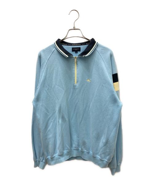 BURBERRY GOLF（バーバリーゴルフ）BURBERRY GOLF (バーバリーゴルフ) ゴルフウェア(トップス) ブルー サイズ:Lの古着・服飾アイテム