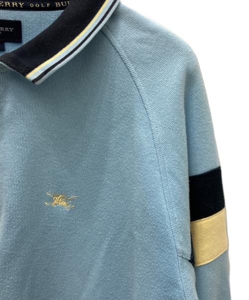BURBERRY GOLF（バーバリーゴルフ）BURBERRY GOLF (バーバリーゴルフ) ゴルフウェア(トップス) ブルー サイズ:Lの古着・服飾アイテム