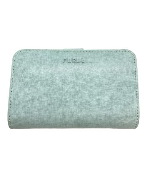 FURLA（フルラ）FURLA (フルラ) 2つ折り財布 ブルーの古着・服飾アイテム