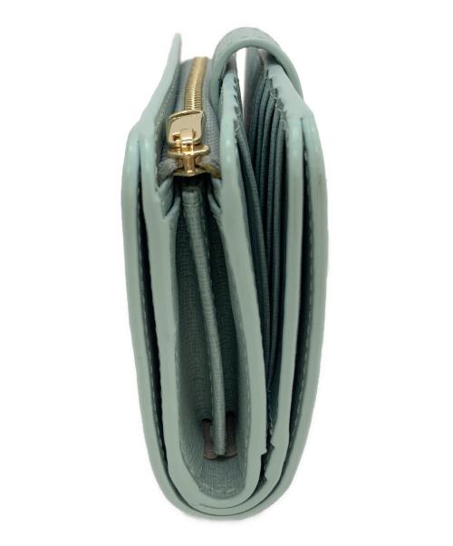 FURLA（フルラ）FURLA (フルラ) 2つ折り財布 ブルーの古着・服飾アイテム