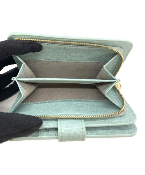 FURLA（フルラ）FURLA (フルラ) 2つ折り財布 ブルーの古着・服飾アイテム