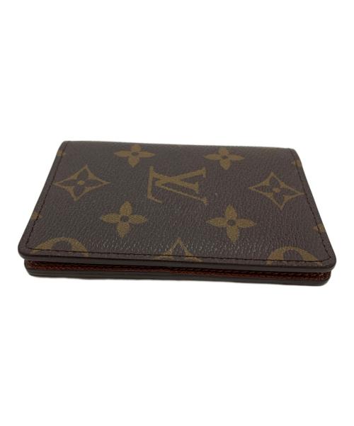 LOUIS VUITTON（ルイ ヴィトン）LOUIS VUITTON (ルイ ヴィトン) 名刺入れ ブラウンの古着・服飾アイテム