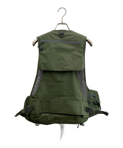 Abu Garcia（アブガルシア）Abu Garcia (アブガルシア) マウンテンストリーム FWフィッシングベスト オリーブ オリーブ サイズ:FREE 未使用品の古着・服飾アイテム