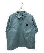 Abu Garciaアブガルシア）の古着「ウォーターレジスタント フィッシングポロ」｜ブルーグレー