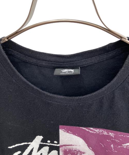stussy（ステューシー）stussy (ステューシー) ワールドツアープリントカットソー ブラック サイズ:Ｍの古着・服飾アイテム