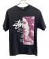 stussy（ステューシー）の古着「ワールドツアープリントカットソー」｜ブラック