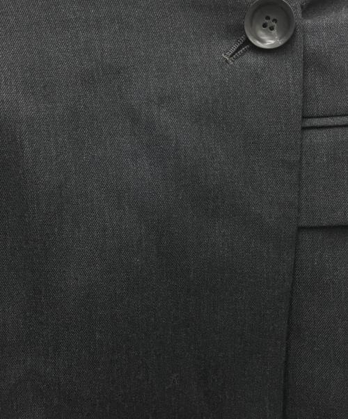 LE CIEL BLEU（ルシェルブルー）LE CIEL BLEU (ルシェルブルー) ラップスカート グレー サイズ:Ｓ 未使用品の古着・服飾アイテム