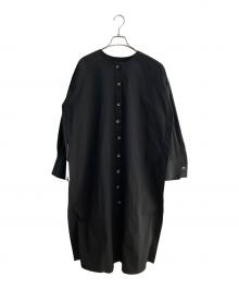 LE CIEL BLEU（ルシェルブルー）の古着「Crossing Shirt Dress」｜ブラック