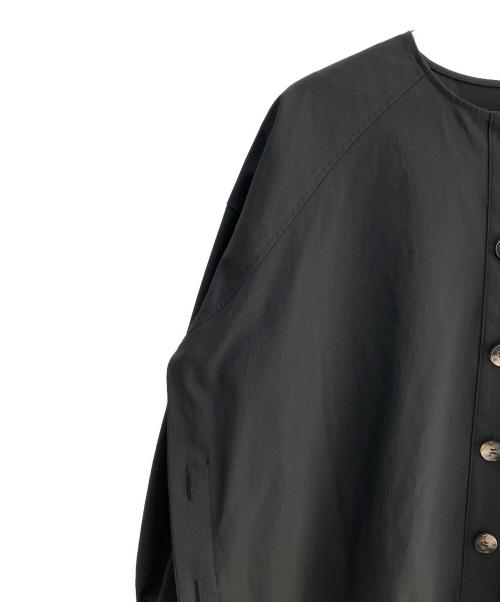 LE CIEL BLEU（ルシェルブルー）LE CIEL BLEU (ルシェルブルー) Crossing Shirt Dress ブラック サイズ:Ｓの古着・服飾アイテム