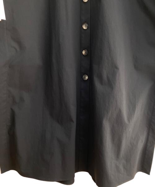 LE CIEL BLEU（ルシェルブルー）LE CIEL BLEU (ルシェルブルー) Crossing Shirt Dress ブラック サイズ:Ｓの古着・服飾アイテム