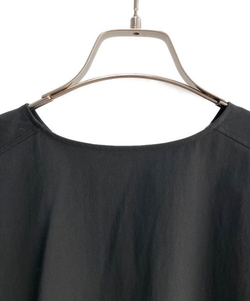 LE CIEL BLEU（ルシェルブルー）LE CIEL BLEU (ルシェルブルー) Crossing Shirt Dress ブラック サイズ:Ｓの古着・服飾アイテム