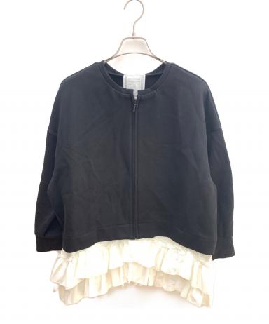 中古・古着通販】BEARDSLEY (ビアズリー) ブルゾン ホワイト×ブラック
