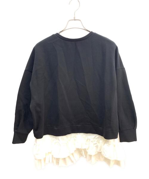 BEARDSLEY（ビアズリー）BEARDSLEY (ビアズリー) ブルゾン ホワイト×ブラック サイズ:FREEの古着・服飾アイテム