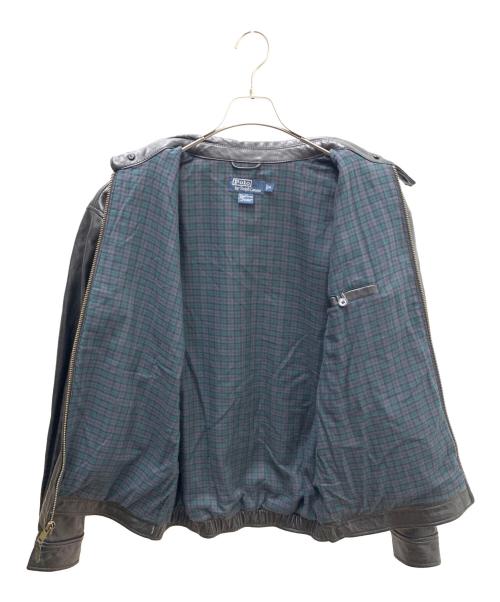 POLO RALPH LAUREN（ポロ・ラルフローレン）POLO RALPH LAUREN (ポロ・ラルフローレン) 90'sレザースイングトップ ブラック サイズ:Ｍの古着・服飾アイテム