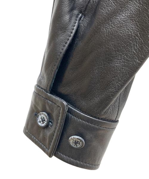 POLO RALPH LAUREN（ポロ・ラルフローレン）POLO RALPH LAUREN (ポロ・ラルフローレン) 90'sレザースイングトップ ブラック サイズ:Ｍの古着・服飾アイテム
