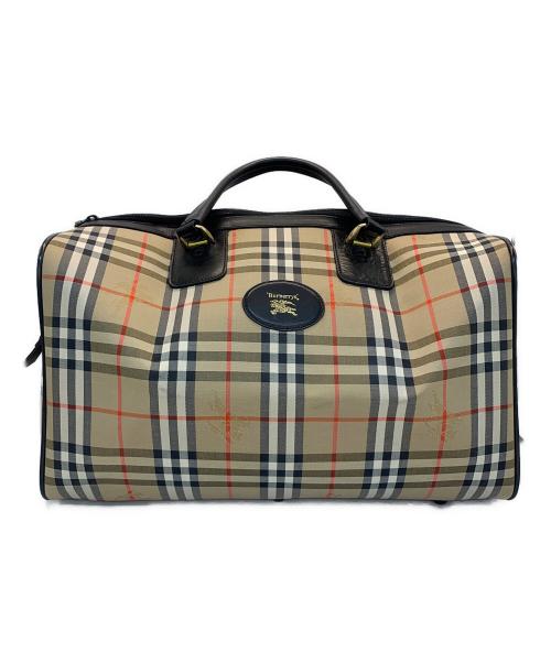 Burberry's（バーバリー）Burberry's (バーバリーズ) ボストンバッグ ブラウンの古着・服飾アイテム