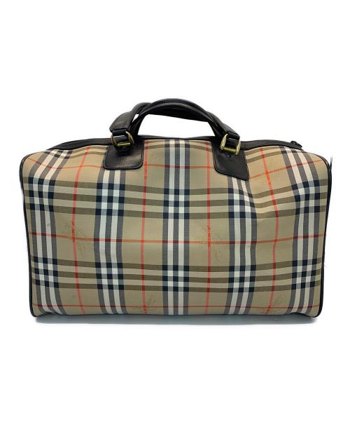 Burberry's（バーバリー）Burberry's (バーバリーズ) ボストンバッグ ブラウンの古着・服飾アイテム