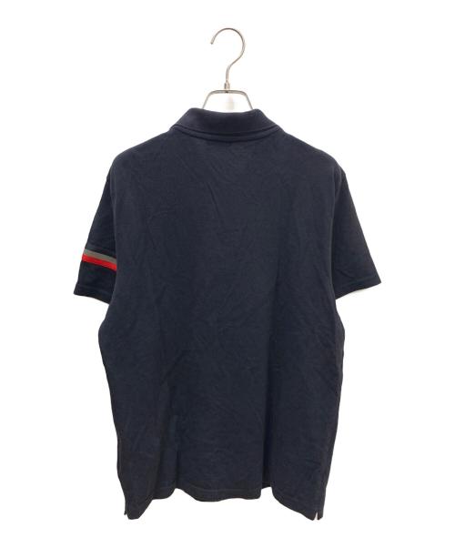 MONCLER（モンクレール）MONCLER (モンクレール) ポロシャツ ネイビー サイズ:Ｍの古着・服飾アイテム