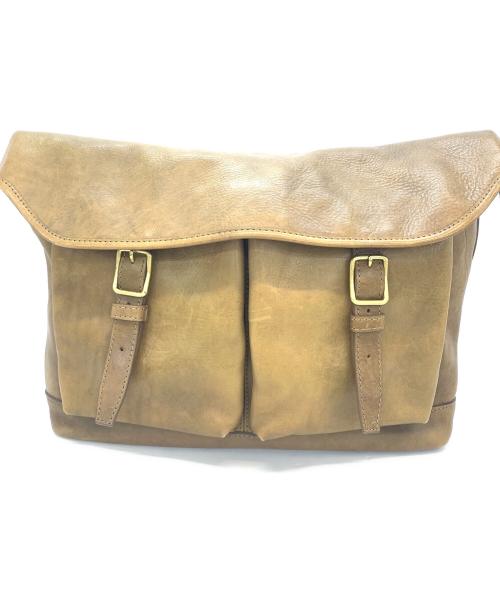 土屋鞄（ツチヤカバン）土屋鞄 (ツチヤカバン) フラップショルダーバッグ ブラウンの古着・服飾アイテム