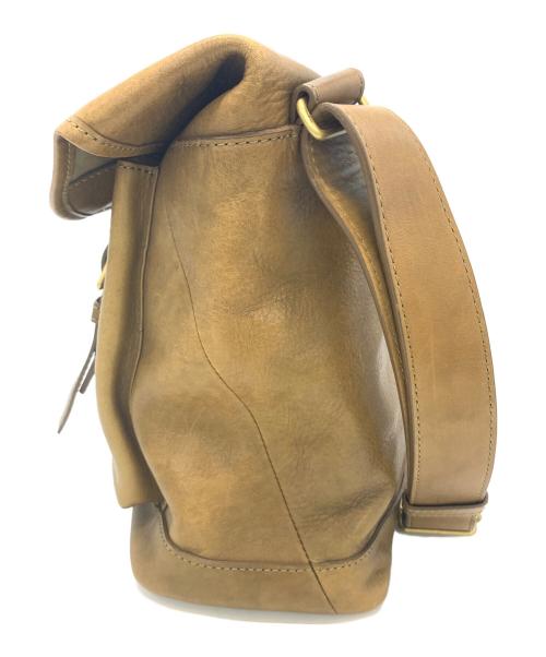 土屋鞄（ツチヤカバン）土屋鞄 (ツチヤカバン) フラップショルダーバッグ ブラウンの古着・服飾アイテム