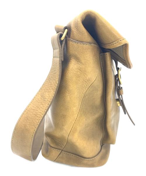 土屋鞄（ツチヤカバン）土屋鞄 (ツチヤカバン) フラップショルダーバッグ ブラウンの古着・服飾アイテム