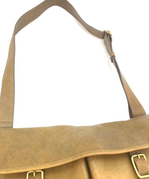 土屋鞄（ツチヤカバン）土屋鞄 (ツチヤカバン) フラップショルダーバッグ ブラウンの古着・服飾アイテム