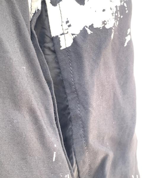 SASQUATCHfabrix.（サスクワッチファブリックス）SASQUATCHfabrix. (サスクワッチファブリックス) 丸岡和吾 (マルオカカズミチ) 半袖シャツ ブラック×ホワイト サイズ:XLの古着・服飾アイテム