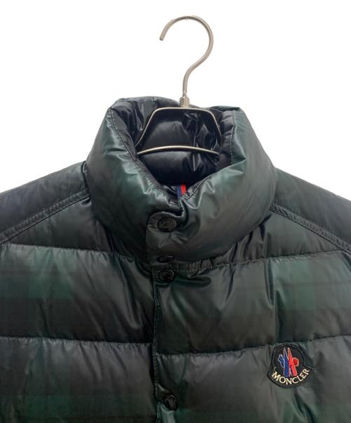 MONCLER（モンクレール）MONCLER (モンクレール) CORBIER ネイビー×グリーン サイズ:1の古着・服飾アイテム