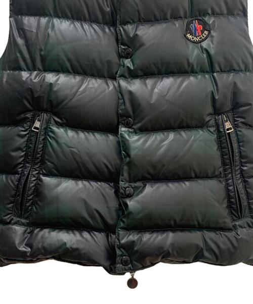 MONCLER（モンクレール）MONCLER (モンクレール) CORBIER ネイビー×グリーン サイズ:1の古着・服飾アイテム
