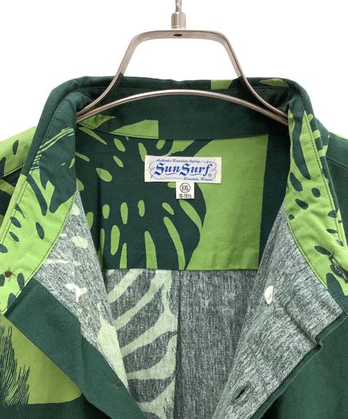 Sun Surf（サンサーフ）Sun Surf (サンサーフ) アロハシャツ グリーン サイズ:XXLの古着・服飾アイテム