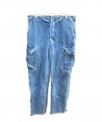 RRLダブルアールエル）の古着「デニムパンツ」｜ブルー