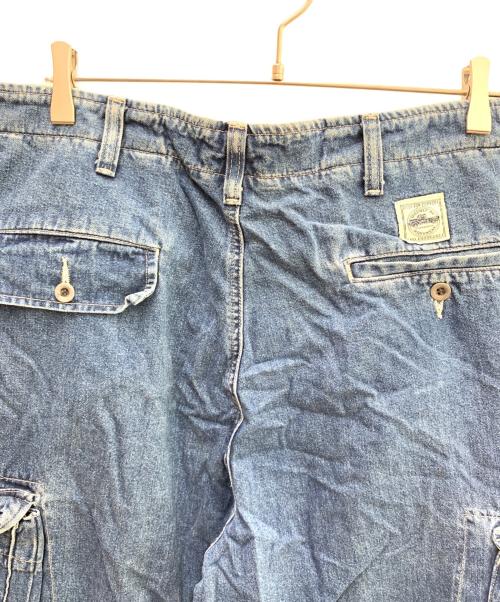 RRL（ダブルアールエル）RRL (ダブルアールエル) デニムカーゴパンツ ブルー サイズ:W32×L34の古着・服飾アイテム