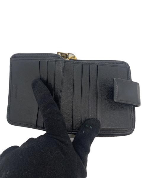 Yves Saint Laurent（イヴサンローラン）Yves Saint Laurent (イヴサンローラン) コンパクトウォレット ブラックの古着・服飾アイテム