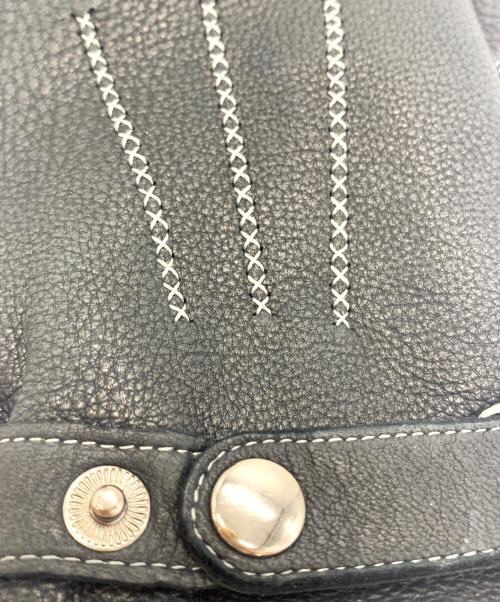 PAUL SMITH（ポールスミス）PAUL SMITH (ポールスミス) レザーグローブ ブラックの古着・服飾アイテム