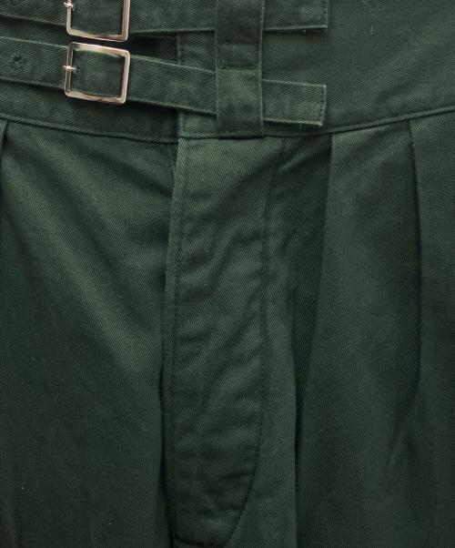 leno（リノ）leno (リノ) テーパードパンツ グリーン サイズ:Ｓの古着・服飾アイテム