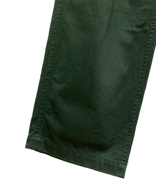 leno（リノ）leno (リノ) テーパードパンツ グリーン サイズ:Ｓの古着・服飾アイテム