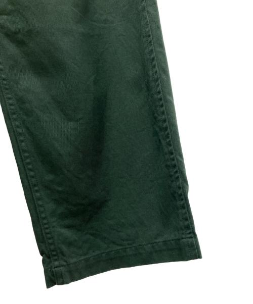 leno（リノ）leno (リノ) テーパードパンツ グリーン サイズ:Ｓの古着・服飾アイテム