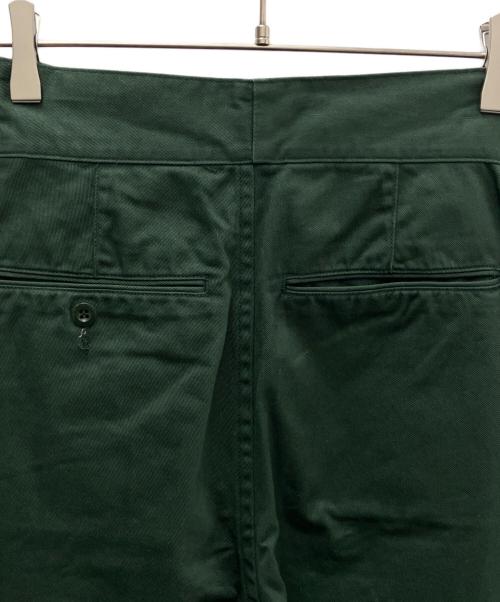 leno（リノ）leno (リノ) テーパードパンツ グリーン サイズ:Ｓの古着・服飾アイテム