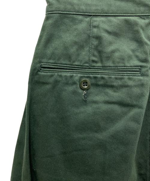 leno（リノ）leno (リノ) テーパードパンツ グリーン サイズ:Ｓの古着・服飾アイテム