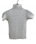 PLEATS PLEASE ISSEY MIYAKE (プリーツプリーズ イッセイミヤケ) ハイネックカットソー ホワイト サイズ:M：9000円