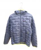 Patagoniaパタゴニア）の古着「中綿ジャケット/マイクロパフフーディー」｜ネイビー