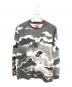 SUPREME（シュプリーム）の古着「長袖Tシャツ」｜グレー×ホワイト