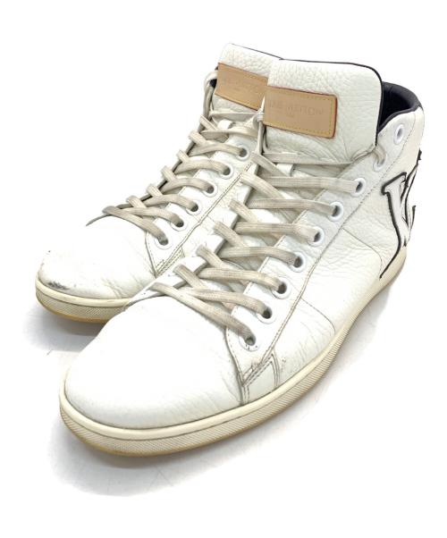 LOUIS VUITTON（ルイ ヴィトン）LOUIS VUITTON (ルイ ヴィトン) ハイカットスニーカー ホワイト サイズ:27の古着・服飾アイテム