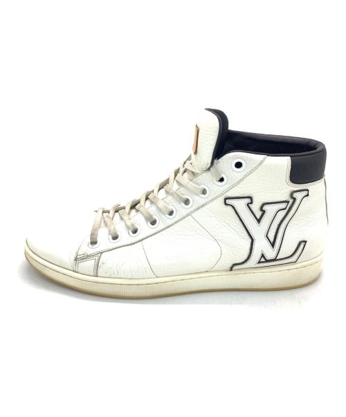 LOUIS VUITTON（ルイ ヴィトン）LOUIS VUITTON (ルイ ヴィトン) ハイカットスニーカー ホワイト サイズ:27の古着・服飾アイテム